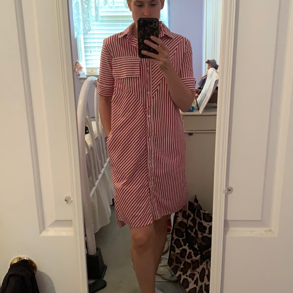 Public School striped shirt dress